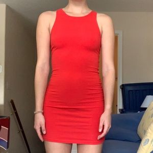Forever 21 Red Body Con Mini Dress. Women’s Small